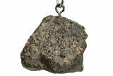 Stony Chondrite Meteorite ( grams) Keychain #238147-1